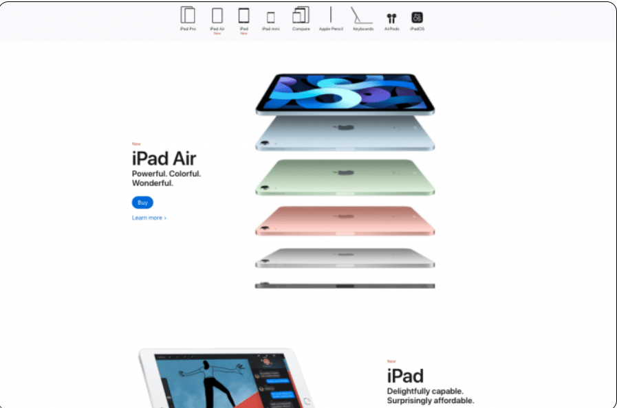  Best Website Layout Ideas - iPad
