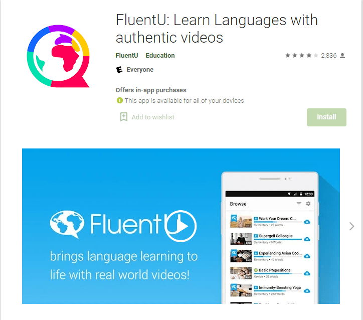 Best Vocabulary Apps - Fluentu