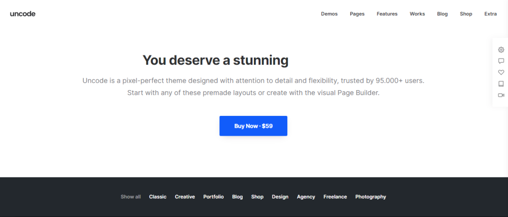 Uncode Theme - Best WordPress Blog Themes