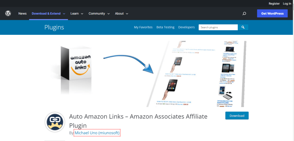 Amazon Auto Links