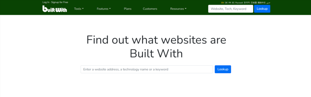BuiltWith Overview- How To Tell Which Website Builder Was Used