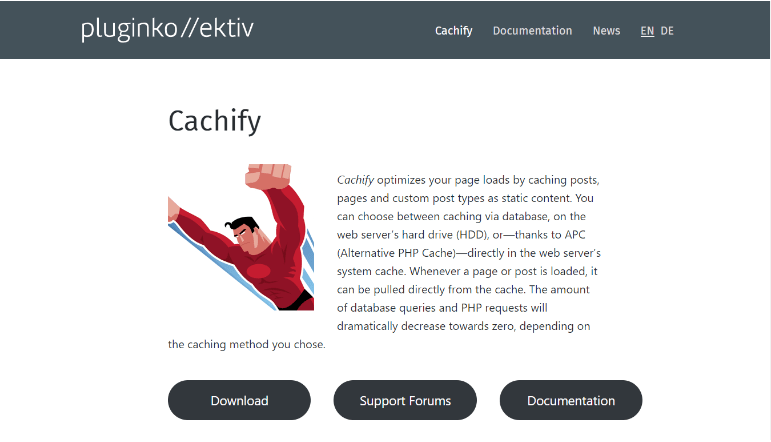 Cachify - Caching Plugins For WordPress
