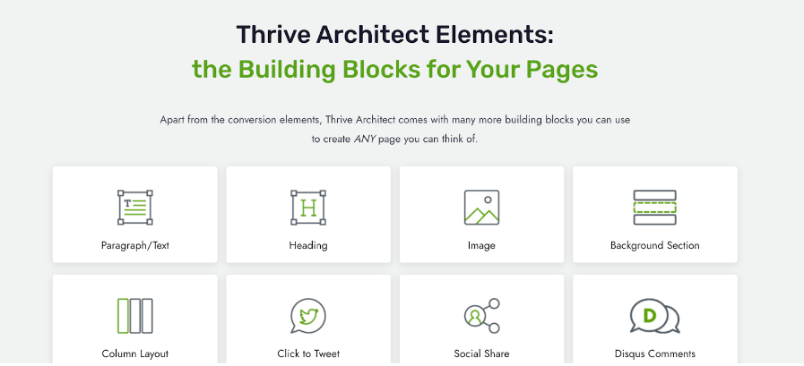 Thrive Architect Elements