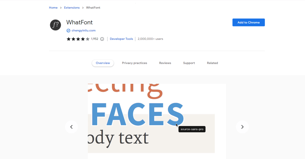 WhatFont Tool Overview - How To Find A Font Used On A Website