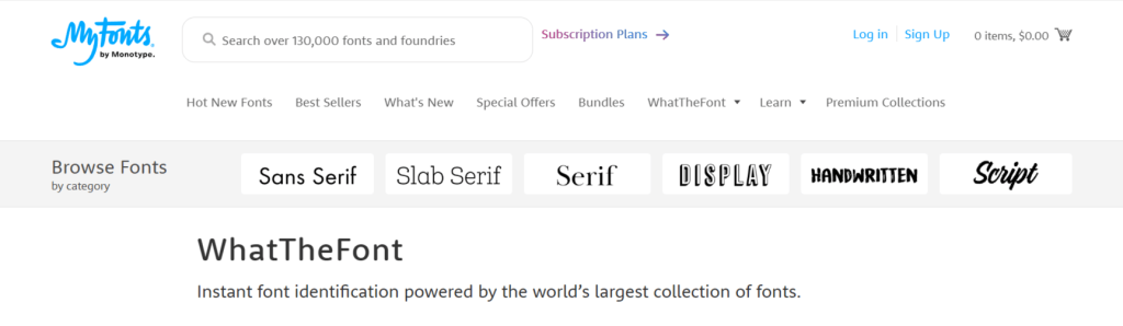 WhatTheFont Overview - How To Find A Font Used On A Website