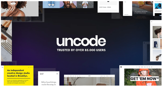  One-Page WordPress Themes-Uncode