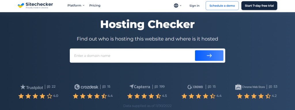 Hosting Checker - Find out who is hosting any website