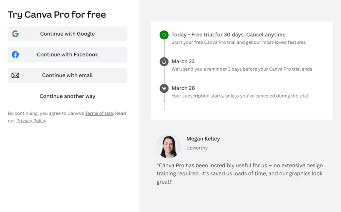 Canva free trial 2025 30 days pro enterprise plan
