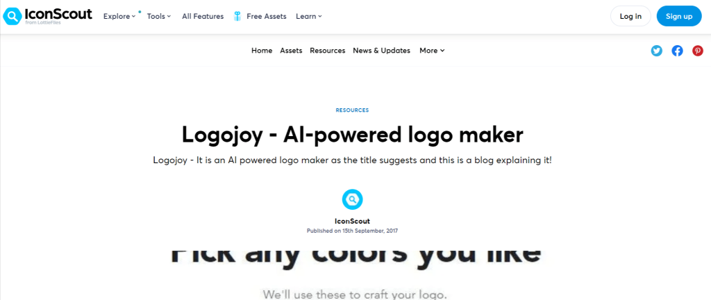 Logojoy Overview