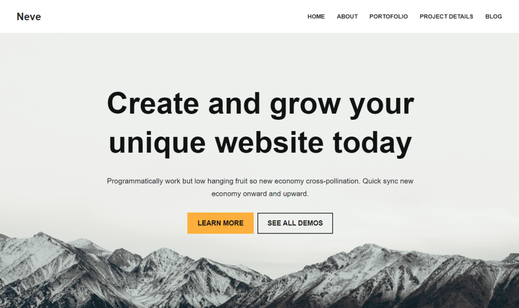 Neve Theme - Best WordPress Blog Themes