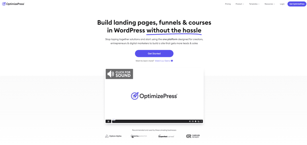 OptimizePress Overview