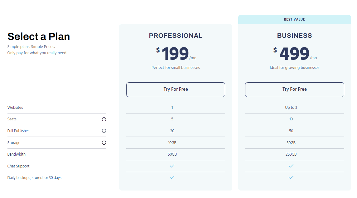 Elementor Strattic Pricing Plan